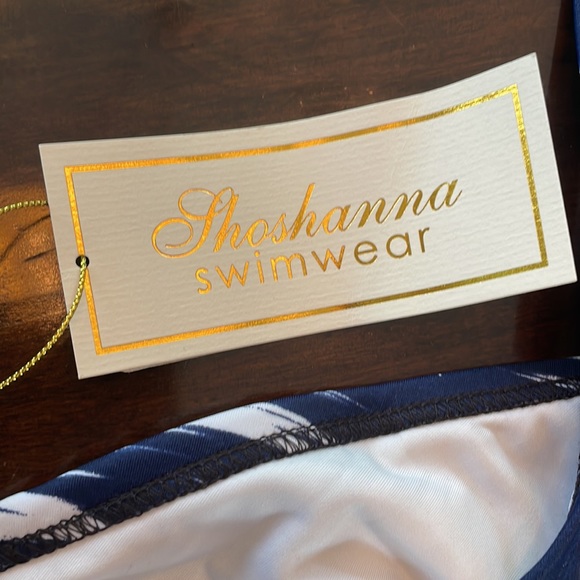 NWT Shoshanna Blue and White Bikini Top - Picture 3 of 3